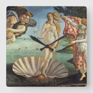 Horloge Carrée La naissance de Vénus par Sandro Botticelli