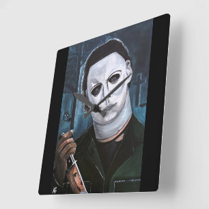 Horloge Carrée La peinture The Shape par Alfred Fox