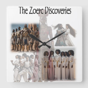 Horloge Carrée La pochette de The Zoerc Discoveries
