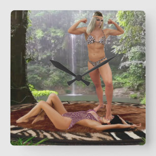 HORLOGE CARRÉE LA POSE DE TARZANA