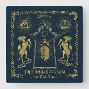 Horloge Carrée La promenade de la Tapisserie de la tour dorée de