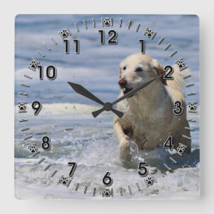 Horloge Carrée Labradoodle - Izzy