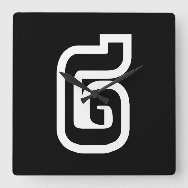 Horloge Carrée Lao / Laos Numéro Deux / 2 / ໒ (Chant) Laotien (Recto)