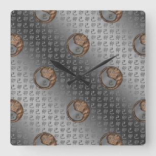 Horloge Carrée Lapin de Terre