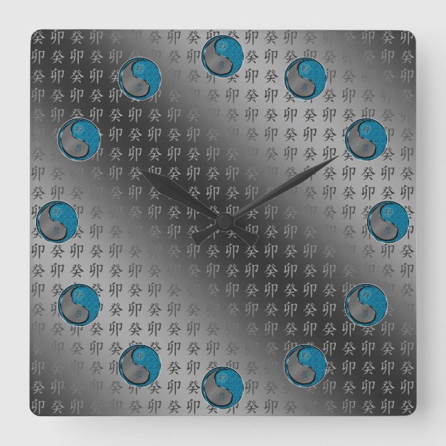 Horloge Carrée Lapin d'eau (Recto)