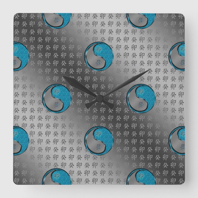 Horloge Carrée Lapin d'eau (Recto)