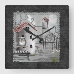 Horloge Carrée L'art populaire gothique du Creek
