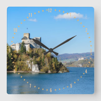 Horloge Carrée Le château de Niedzica