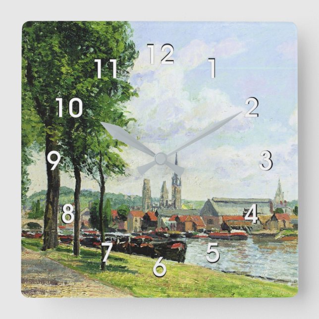 Horloge Carrée Le Cours la Riene, Notre Dame (Recto)