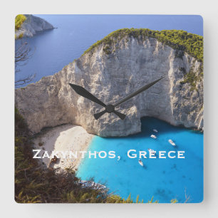 Horloge Carrée Le creux des dieux - Zakynthos dévoilé