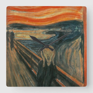Horloge Carrée Le Cri - Edvard Munch