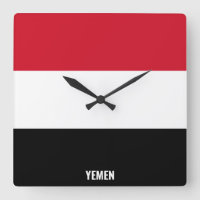 Le drapeau du Yémen éblouissant patriotique