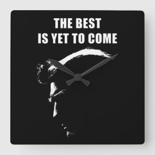 Horloge Carrée Le meilleur reste à venir Donald Trump 2024