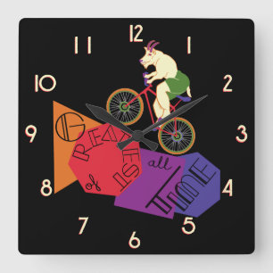 Horloge Carrée Le plus grand de All Time VTT chèvre