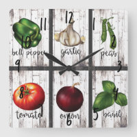 Légumes et herbes Cuisine Moderne Rustique Art cul