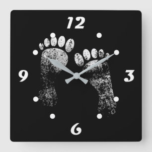 Horloge Carrée Les jambes préférées