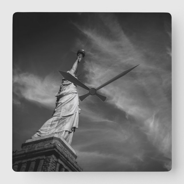 Horloge Carrée Les monuments | Statue de la Liberté Manhattan NYC (Recto)