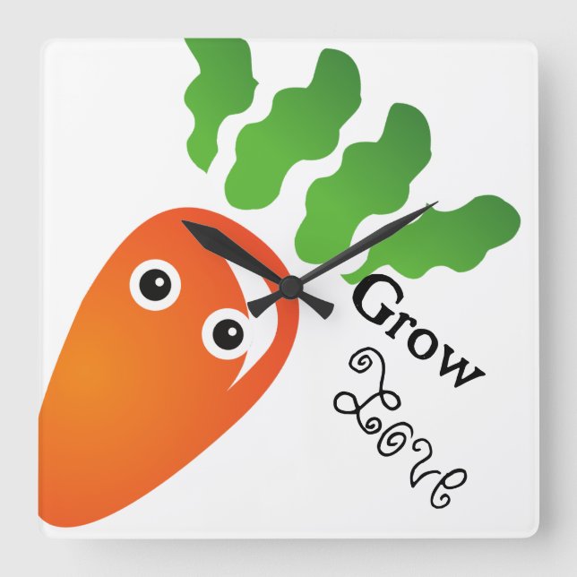 Horloge Carrée Les premières étapes de l'horloge agricole (Recto)