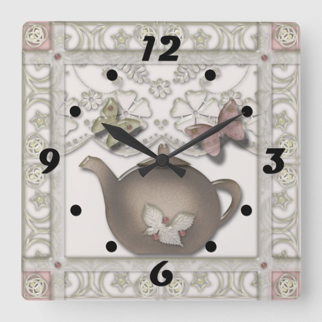 Horloge Carrée Les Styles (Recto)
