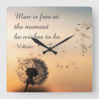 L'homme est libre Citation Voltaire