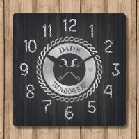 L'horloge du bricoleur de l'atelier de papa