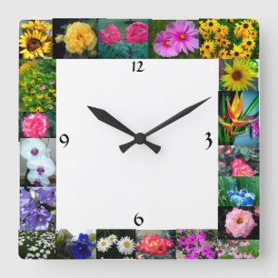 Horloge Carrée L'horloge du FLEURS SHOW