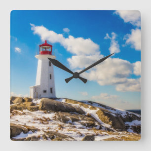 Horloge Carrée Lighthouses   Peggy's Cove Nova Scotia