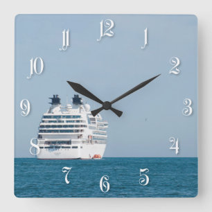 Horloge Carrée Ligne de croisière