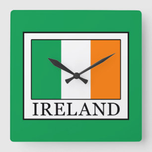 Horloge Carrée L'Irlande