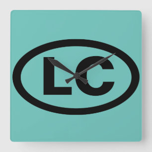 Horloge Carrée Little Compton, RI LC