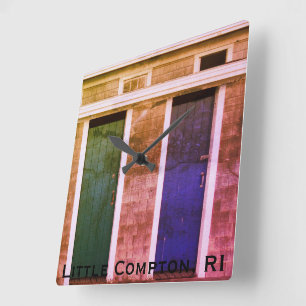 Horloge Carrée Little Compton, RI Summer Beach Cabanas (LC)