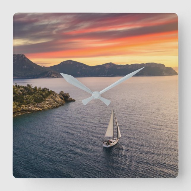 Horloge Carrée Littoral | Bodrum, Turquie (Recto)