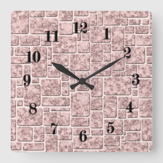 Horloge Carrée Loft (Recto)