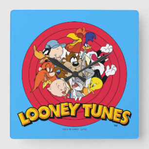 Horloge Carrée Logo de caractères LOONEY TUNES™