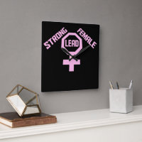 Logo de citation féministe de leadership féminin f