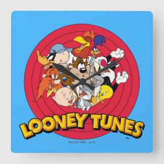 Horloge Carrée Logo de personnage LOONEY TUNES™