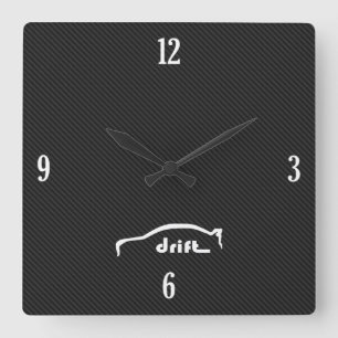 Horloge Carrée Logo Evolution X Drift Brushstroke