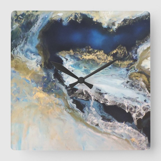 Horloge Carrée Los Mares (Recto)