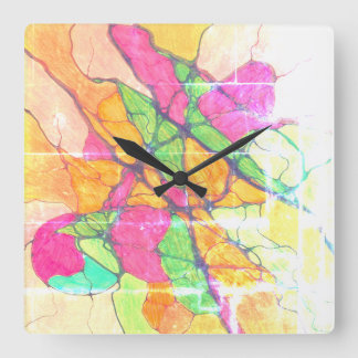 Horloge Carrée Lumière de la pièce