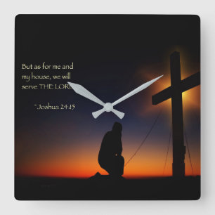 Horloge Carrée Ma maison