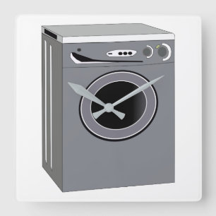 Horloge Carrée Machine à laver