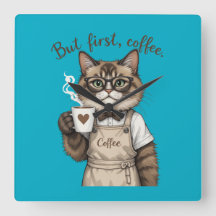 Mais d'abord, chat café