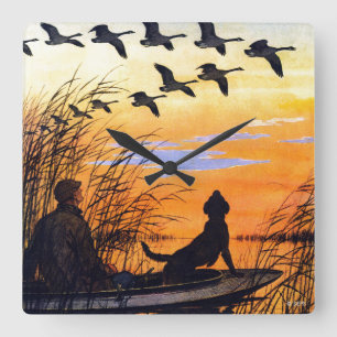 Horloge Carrée Marais par Paul Bransom