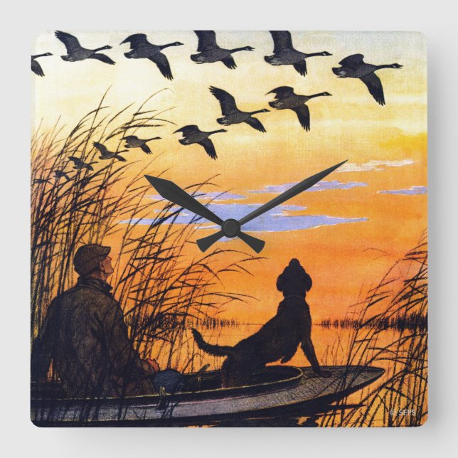 Horloge Carrée Marais par Paul Bransom (Recto)