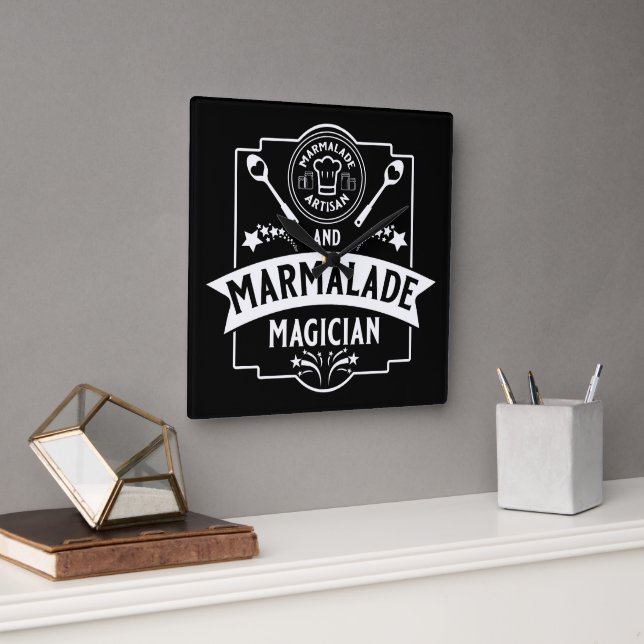 Horloge Carrée Marmalade Jam (Bureau)