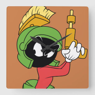 Horloge Carrée MARVIN MARTIAN™ Ready Avec Laser
