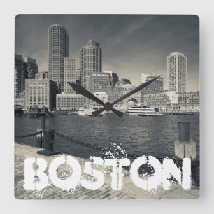 Horloge Carrée Massachusetts, Boston, bâtiments de Rowe's Wharf