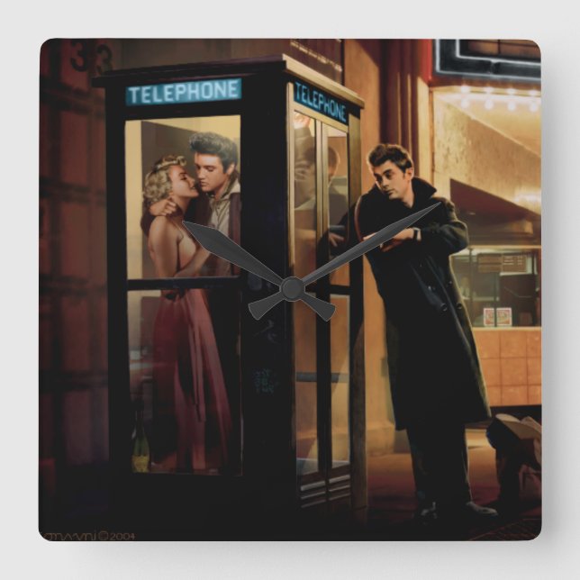 Horloge Carrée Matinée de minuit (Recto)