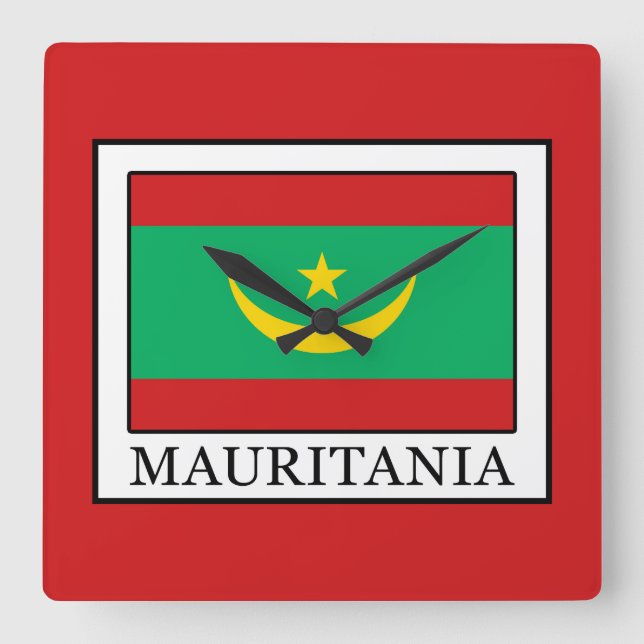 Horloge Carrée Mauritanie (Recto)