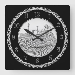 Horloge Carrée Médaille du centenaire de la Première Guerre mondi